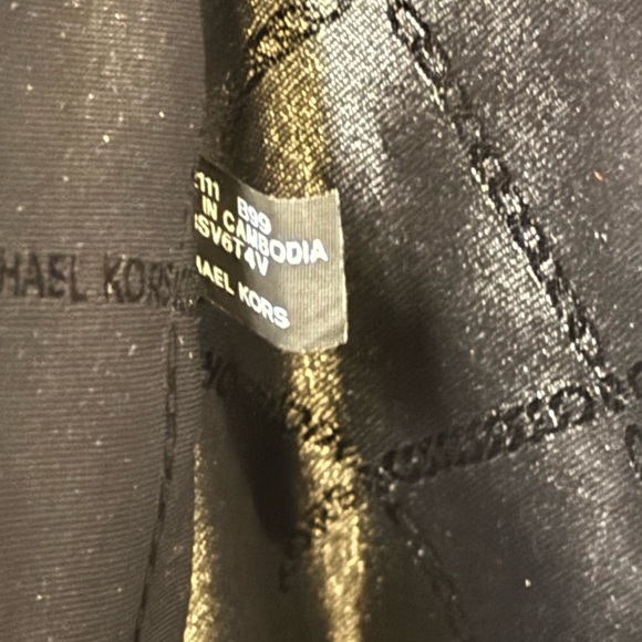 Michael Kors Voyager East West EW Logo Signature Tote Dark Silver Bag Handbag - Picture 12 of 12